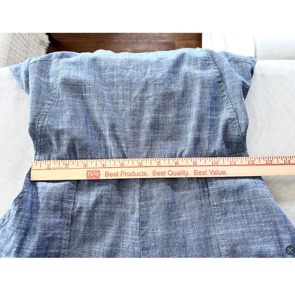 NOOWORKS Chambray Cotton Overalls Jumpsuit - S - Picture 10 of 13